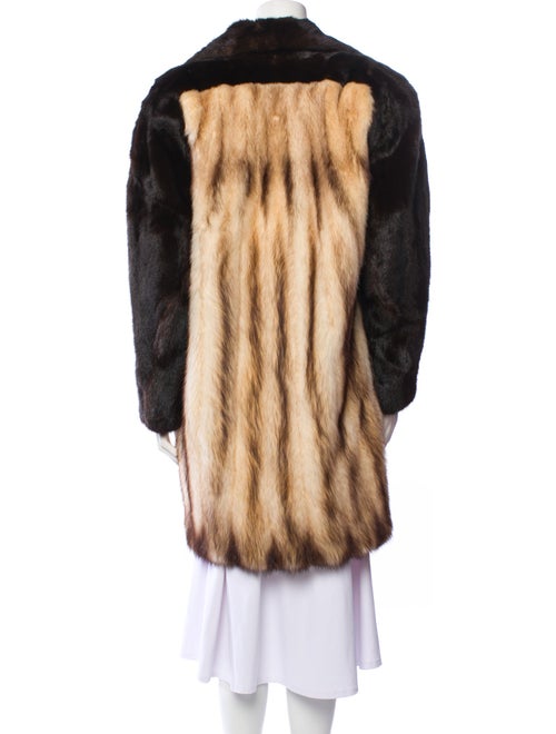Fur Mink Animal Print Fur Coat