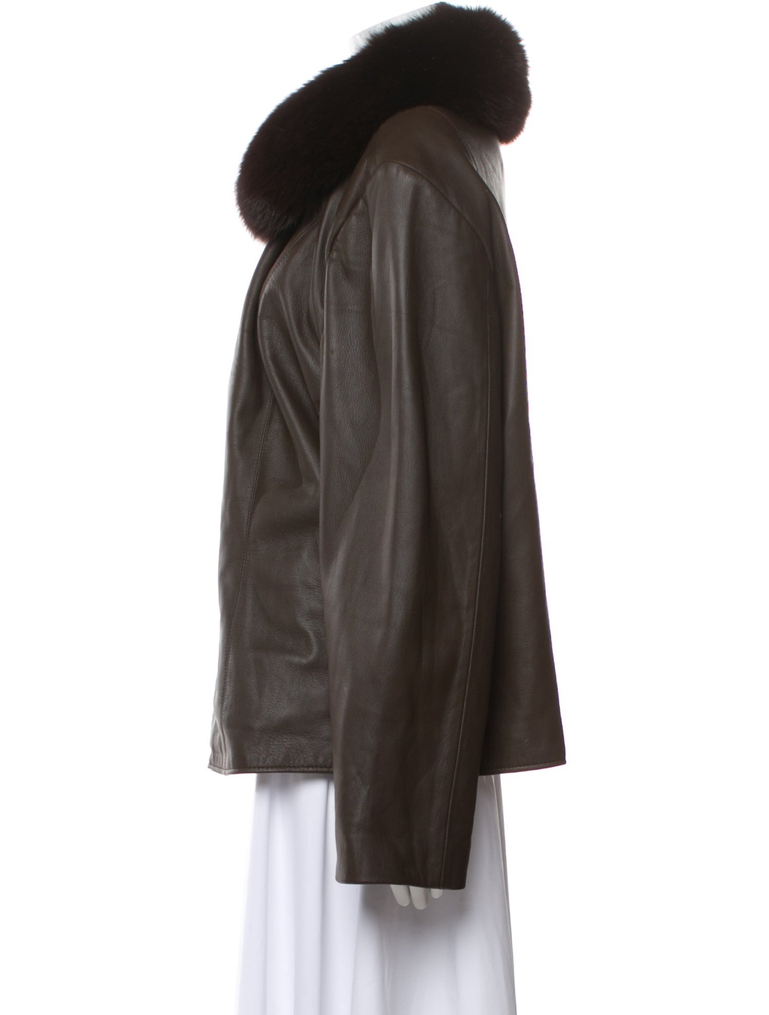 Fur Lamb Leather Fur Jacket