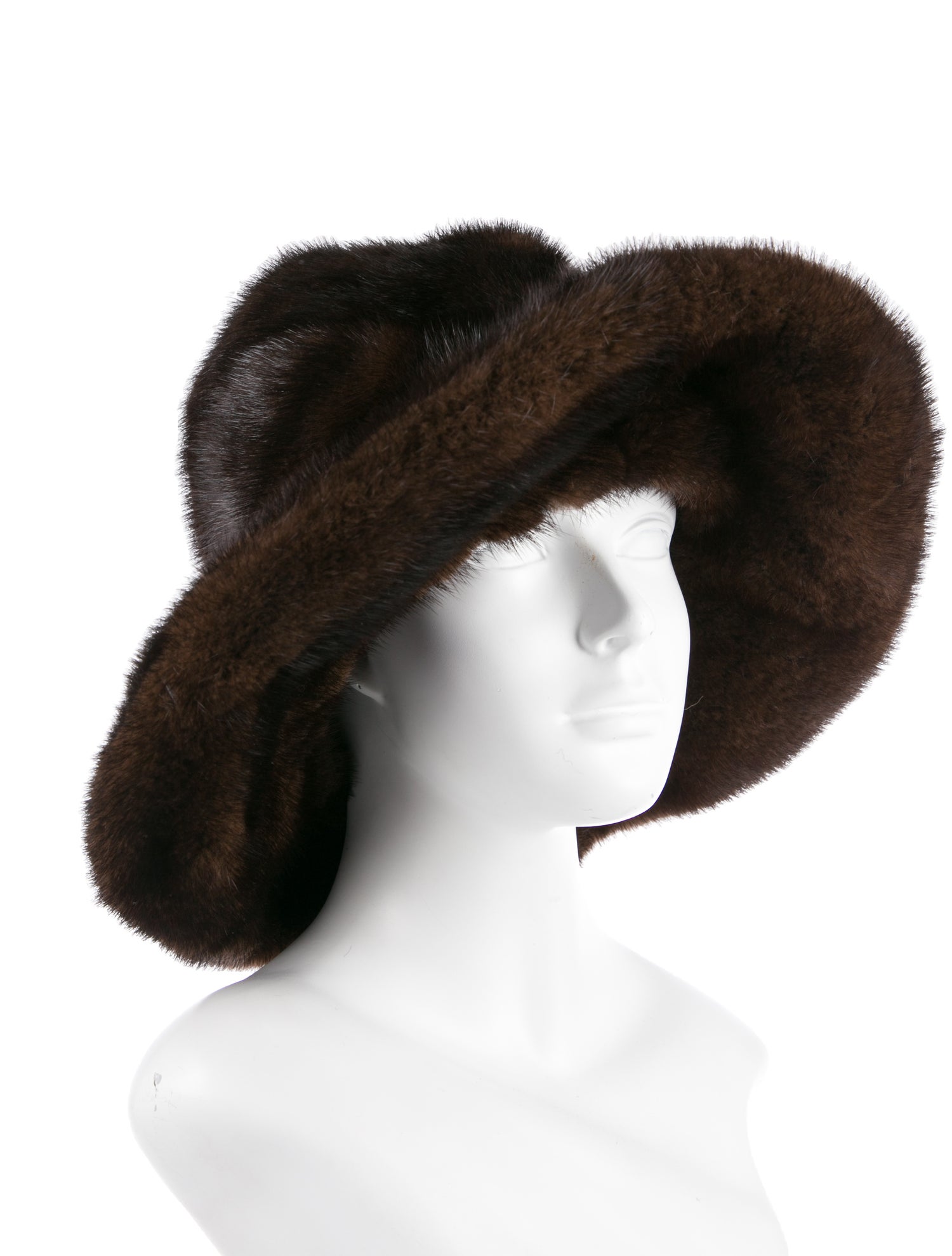 FRR Canada Brown Mink Fur Bucket Hat