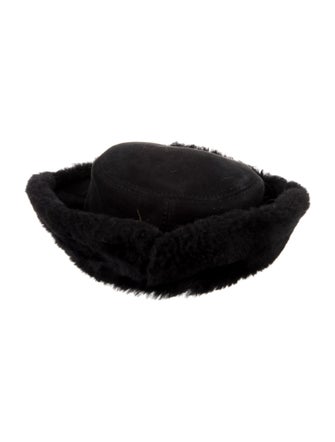 Fur Women's Shearling Sheepskin Bucket Hat