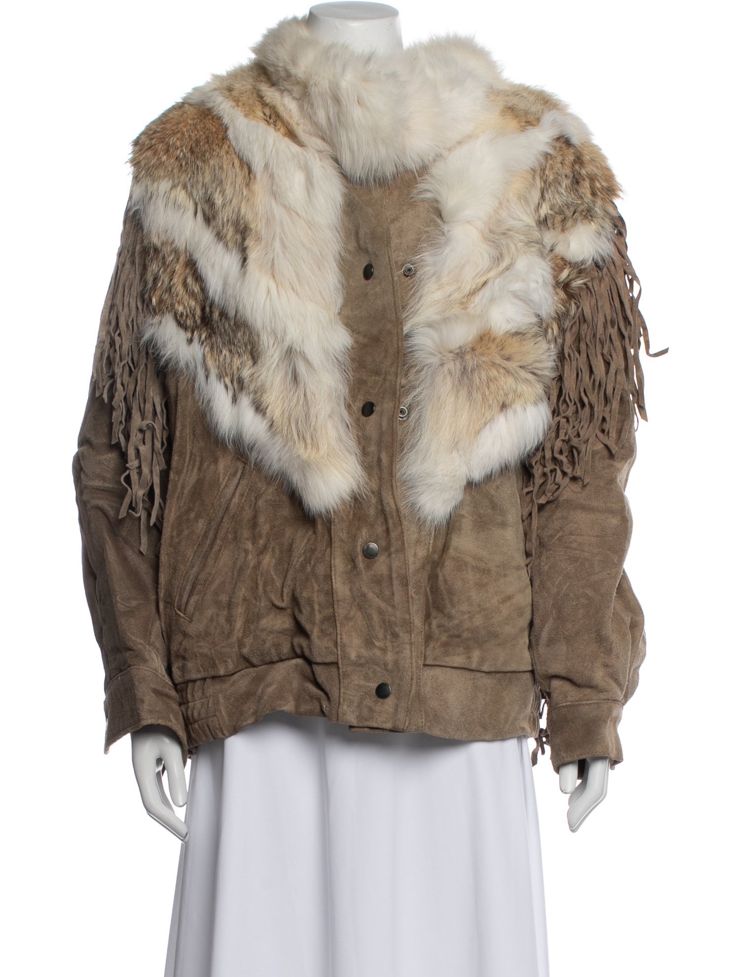 Fur Suede Fur Coat