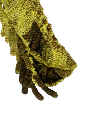 Fur Fur Animal Print Shawl