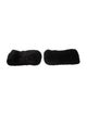 Fur Womens black fur cuffs