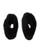 Fur Womens black fur cuffs