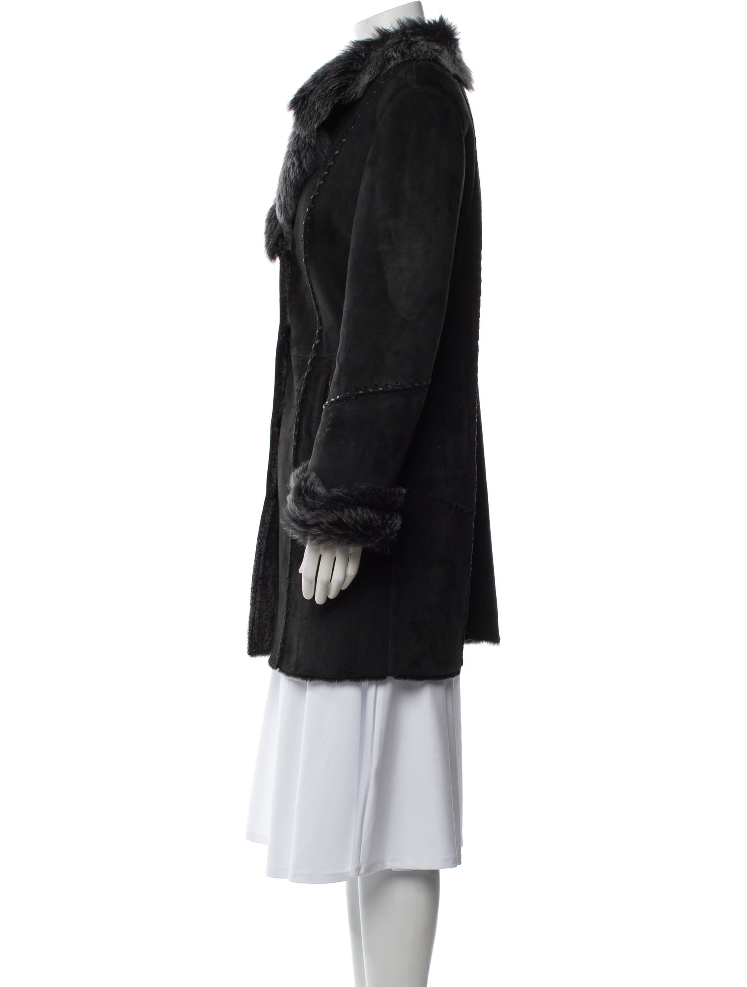 Fur Vintage Shearling Fur Coat