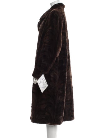 Fur Mink Animal Print Fur Coat