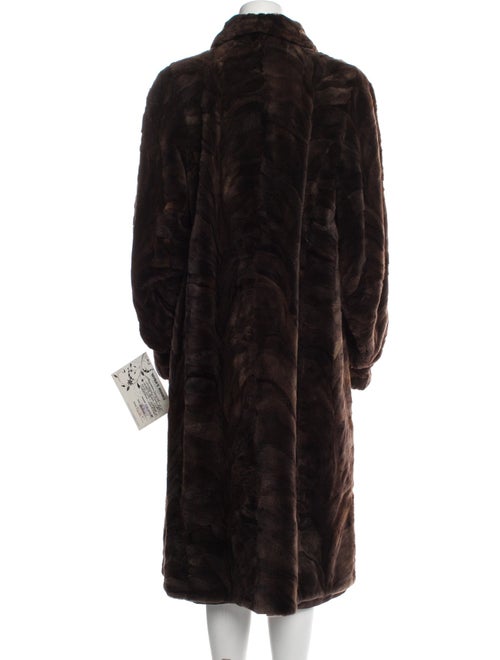 Fur Mink Animal Print Fur Coat