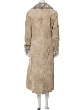 Fur Leather Faux Fur Coat