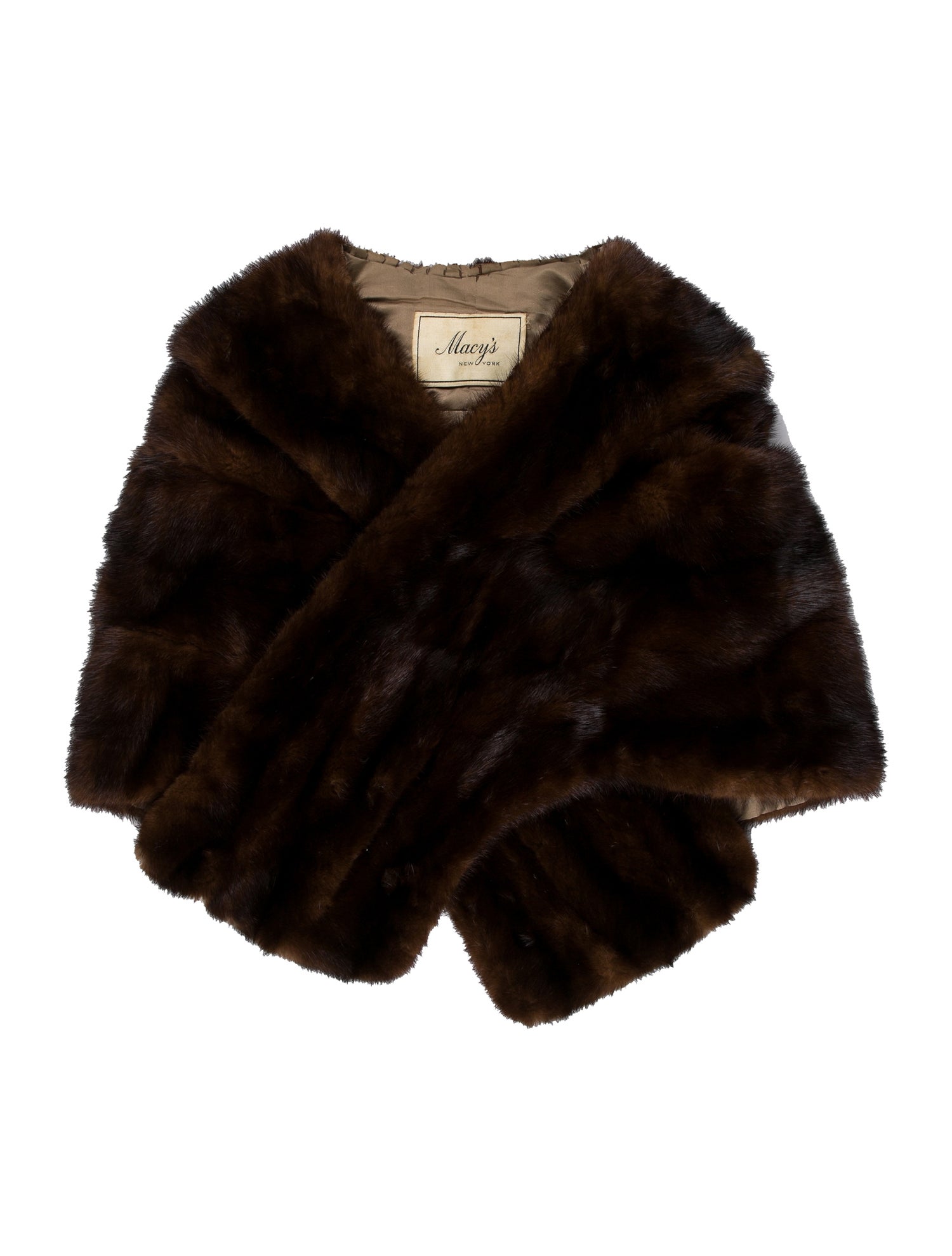 Fur Mink Vintage Shawl