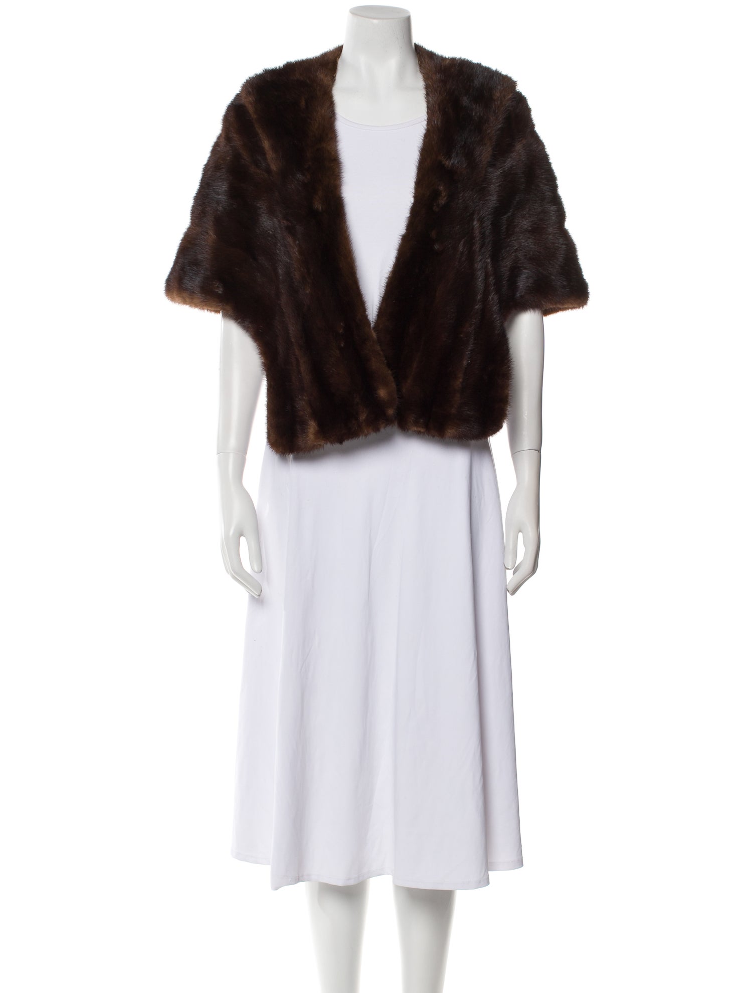 Fur Mink Vintage Shawl