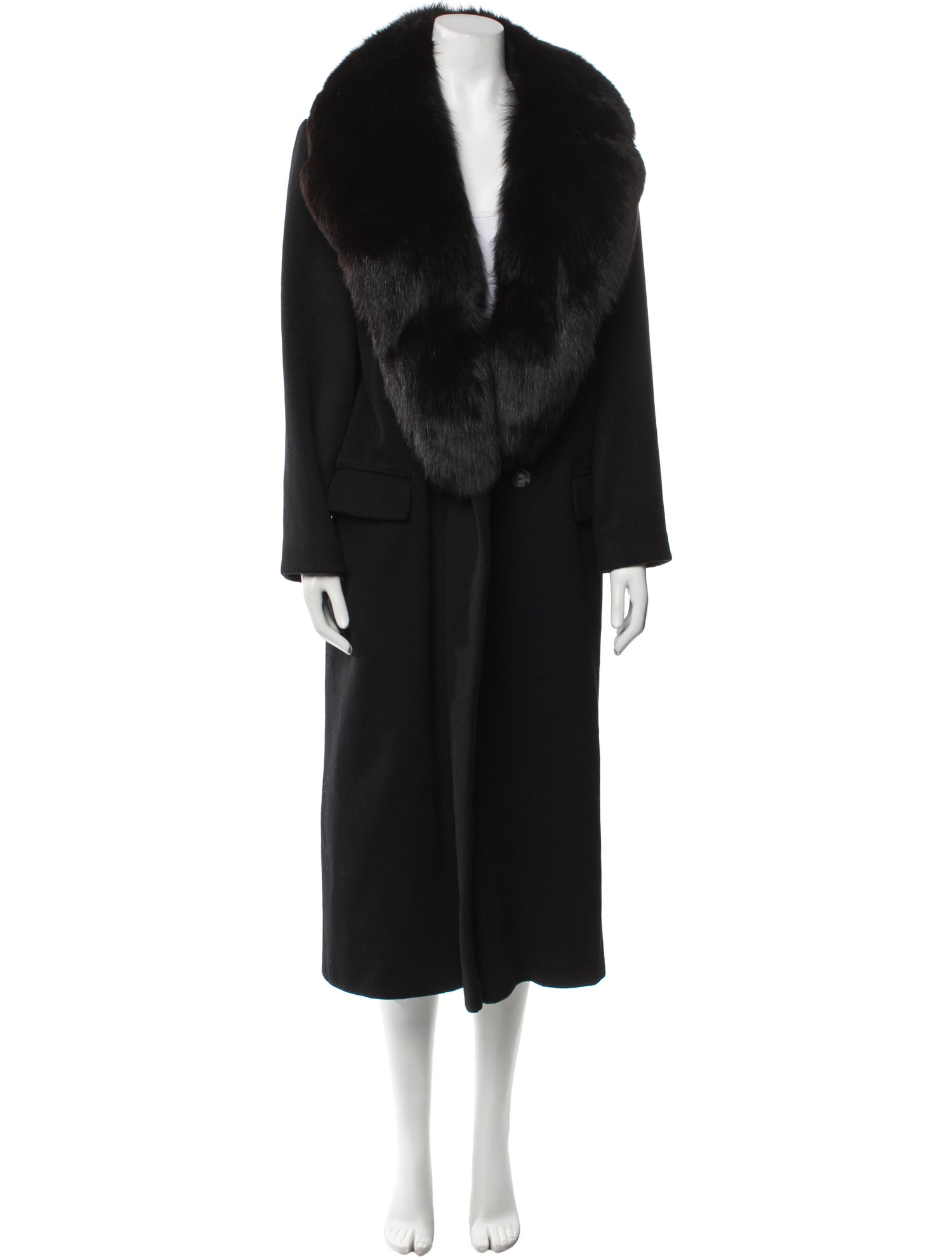 Fur Wool Faux Fur Coat