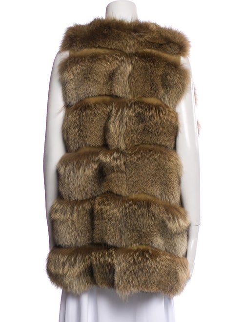 Fur Fur Striped Fur Jacket