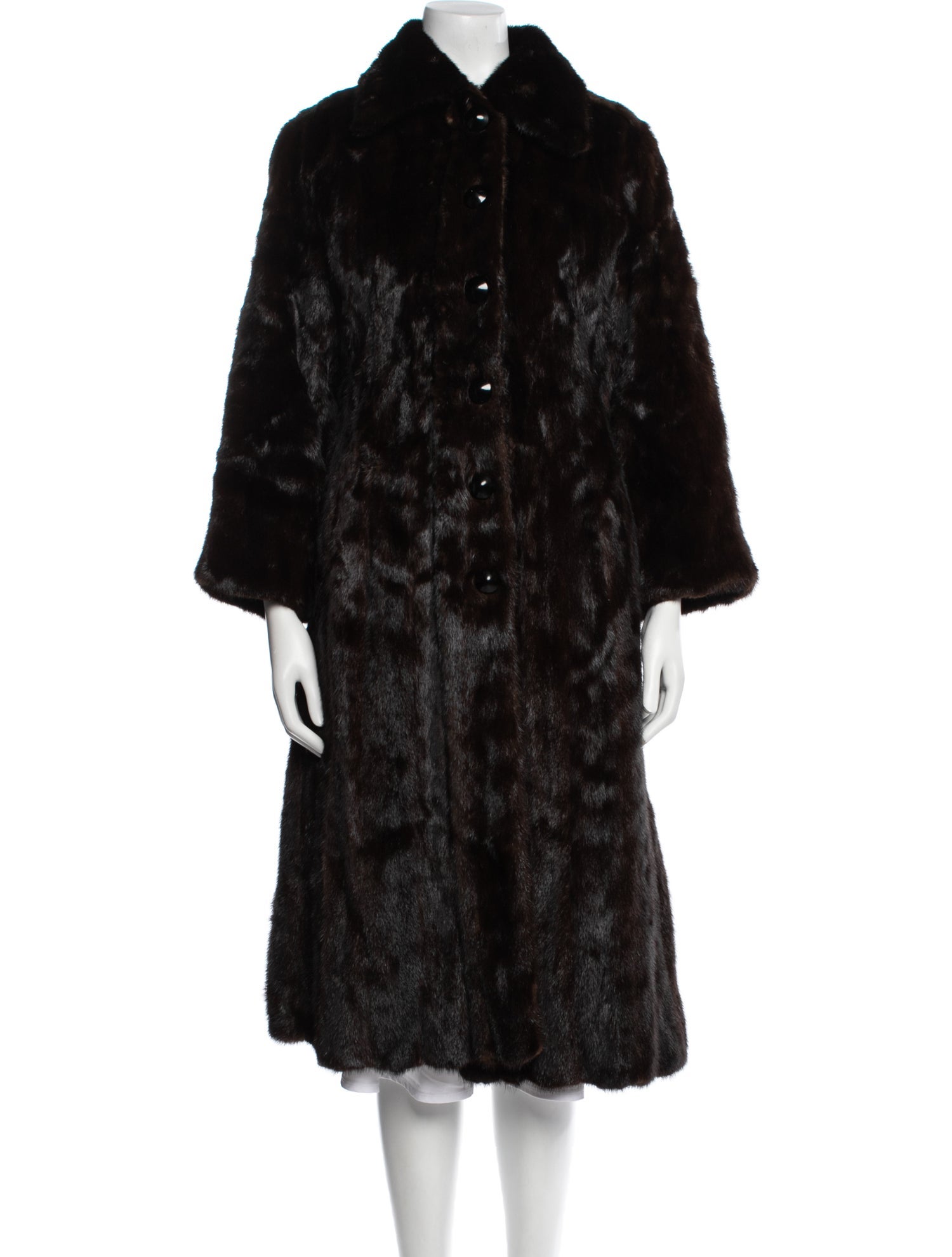 Fur Printed Fur Coat