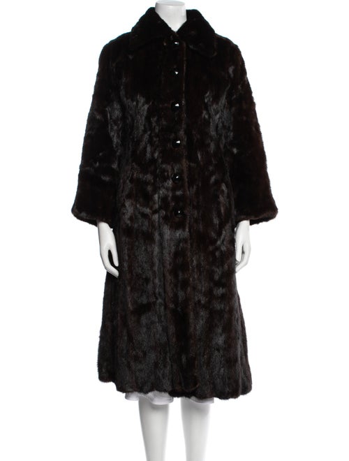 Fur Printed Fur Coat