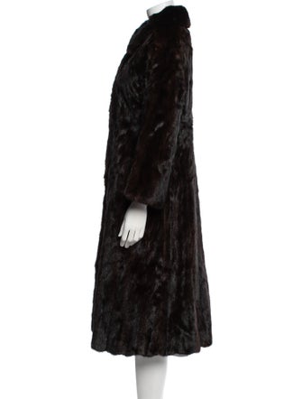 Fur Printed Fur Coat