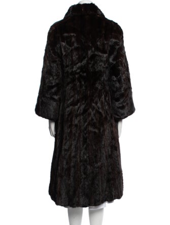 Fur Printed Fur Coat