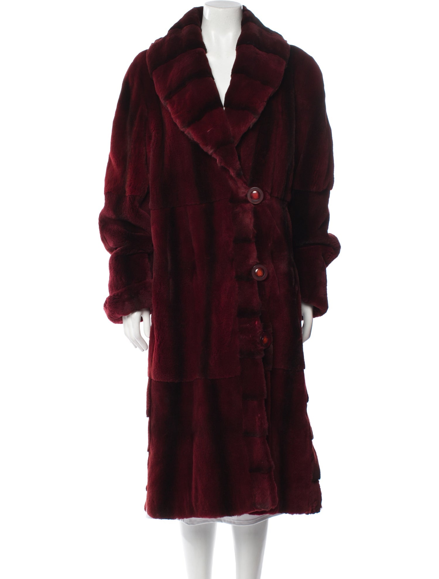 Fur Reversible Rain Coat