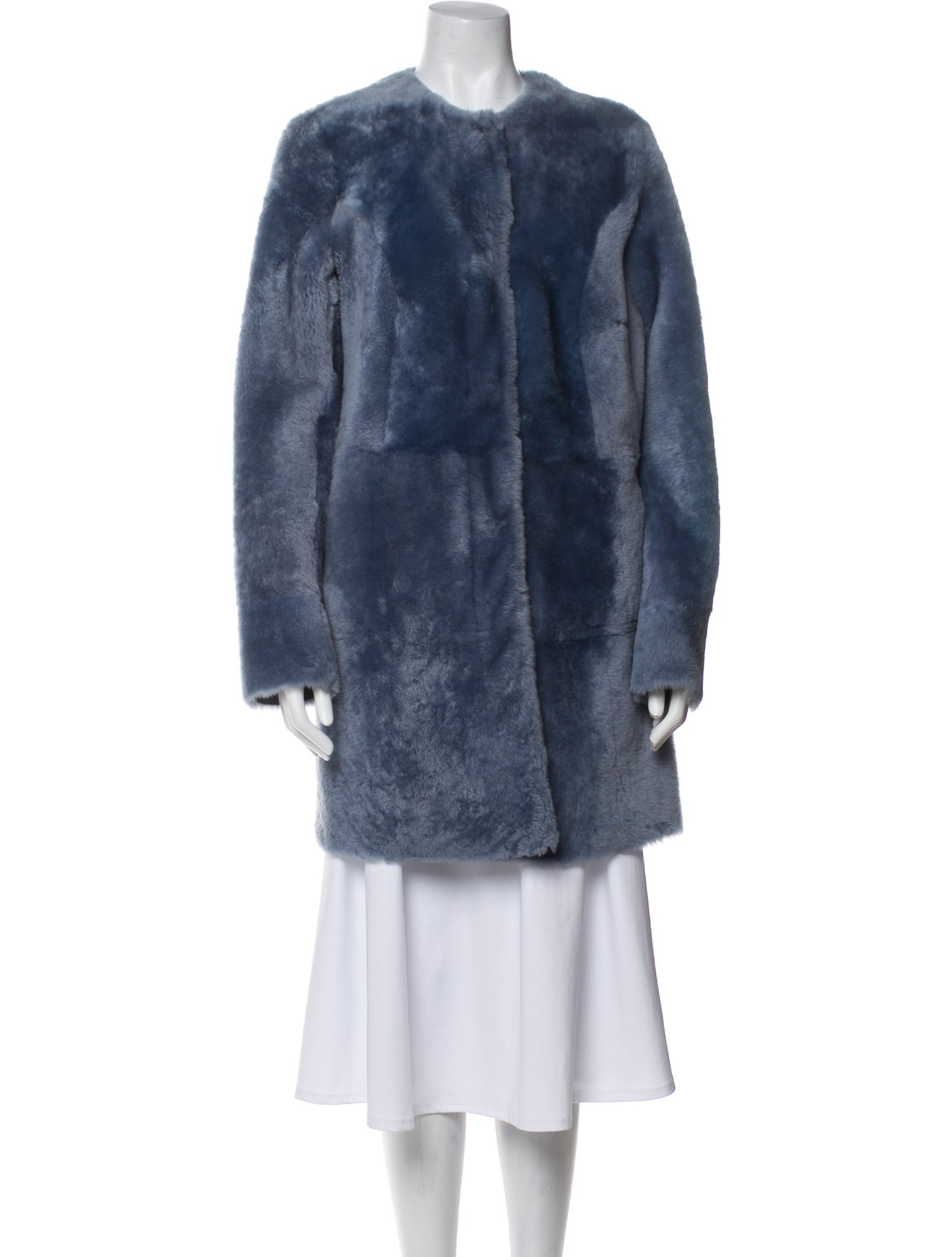 DROMe Reversible Shearling Faux Fur Coat