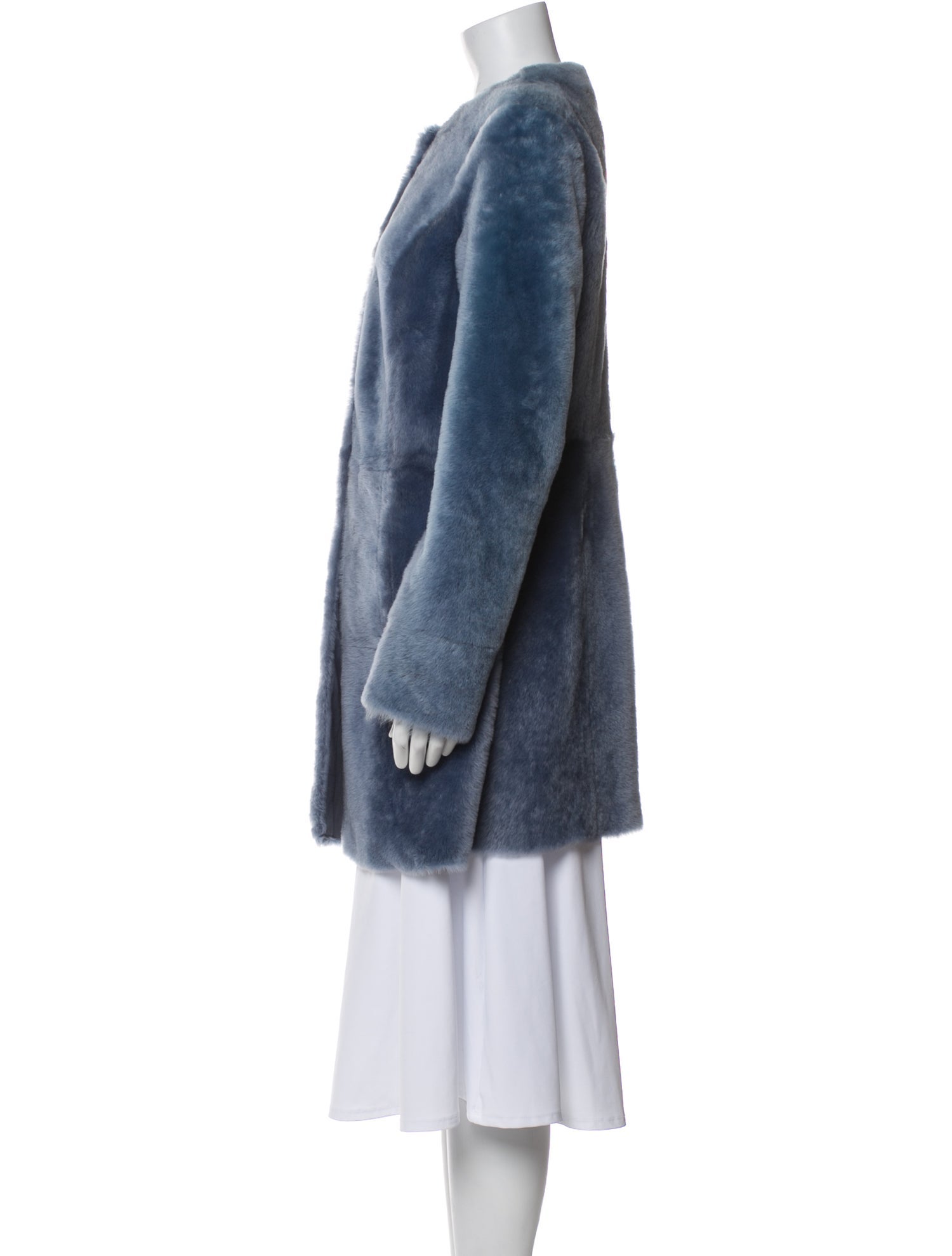 DROMe Reversible Shearling Faux Fur Coat