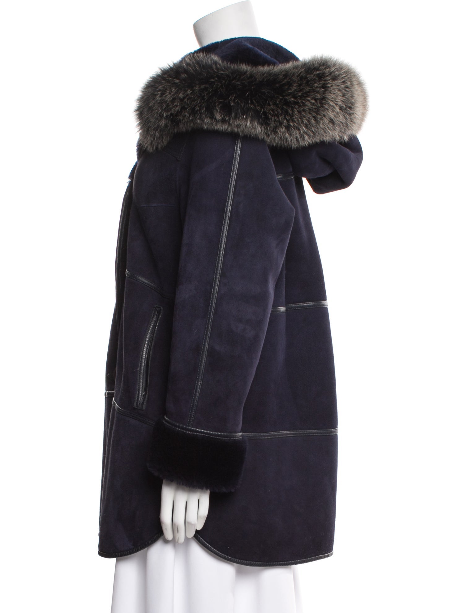 Fur Lambskin Faux Fur Jacket