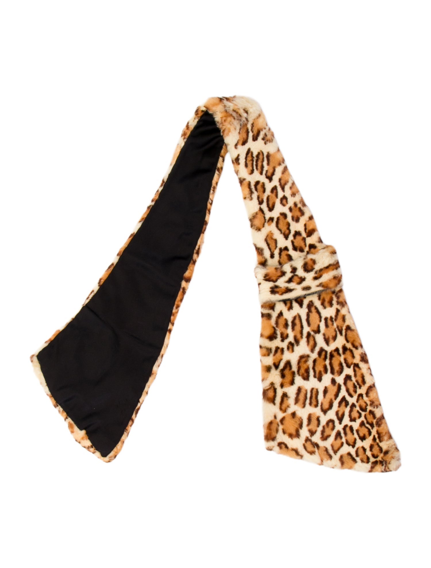 Fur Mink Printed Scarf