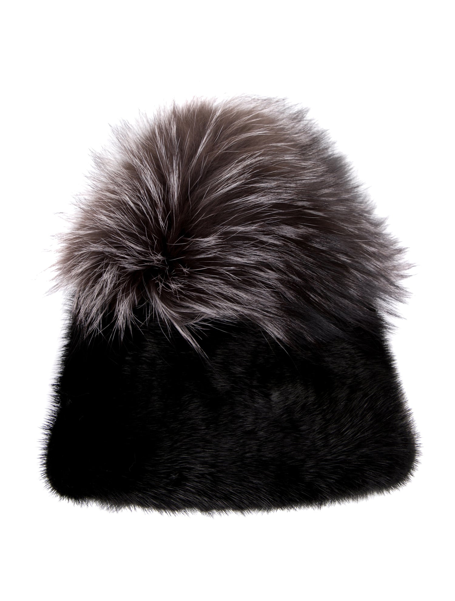 Fur Mink Beanie Hat