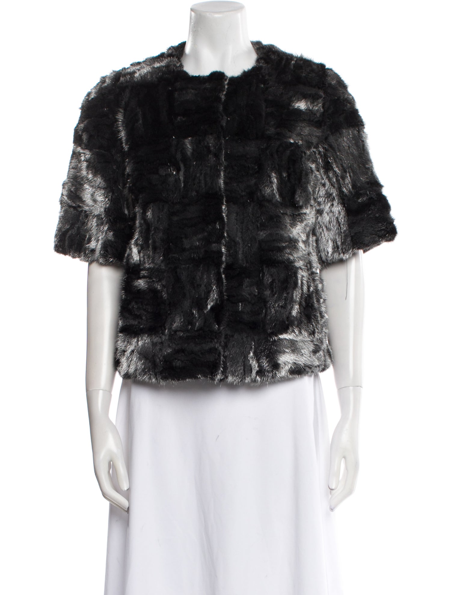 Fur Mink Printed Fur Jacket w/ Tags