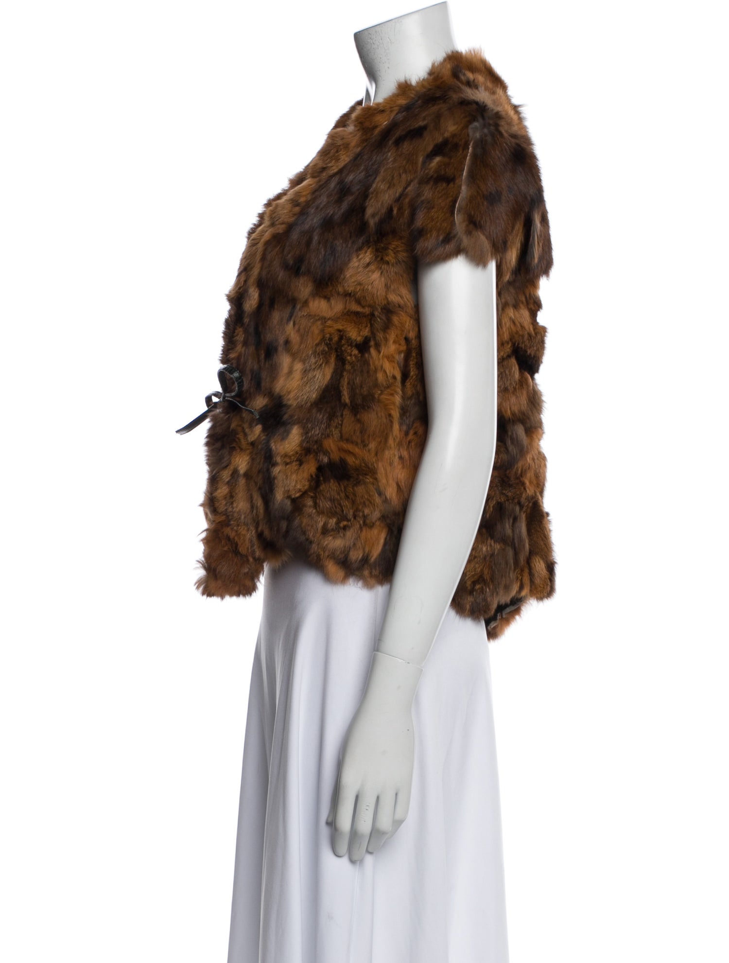 Fur Fur Animal Print Fur Jacket