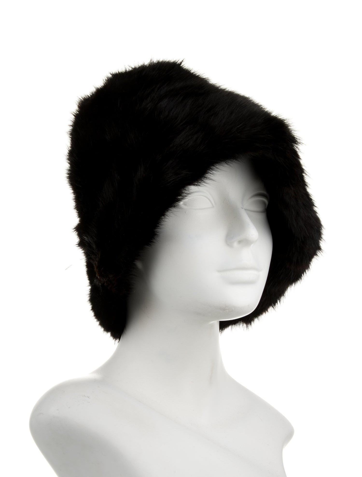Fur solid Bucket Hat