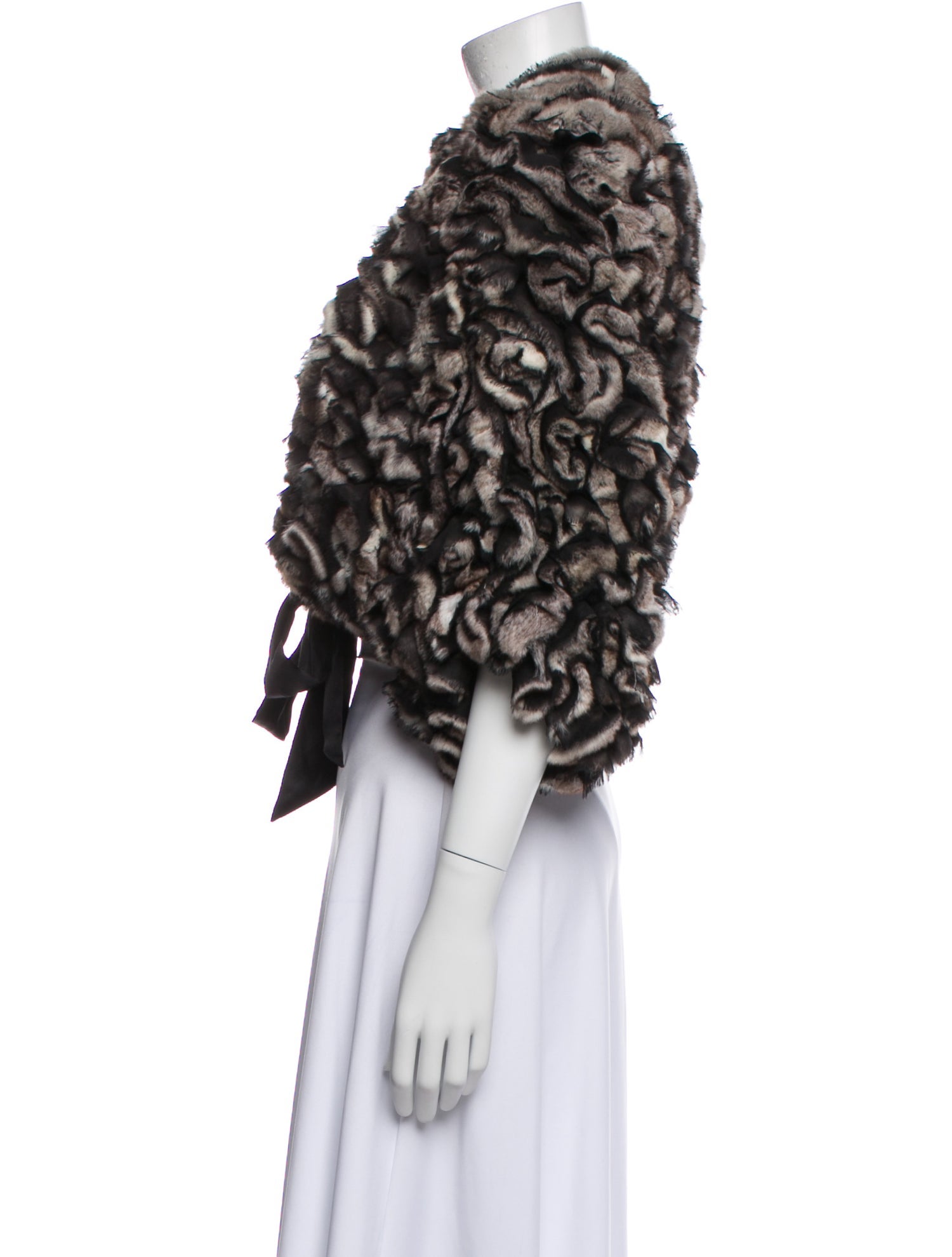 Fur Vintage Animal Print Fur Jacket