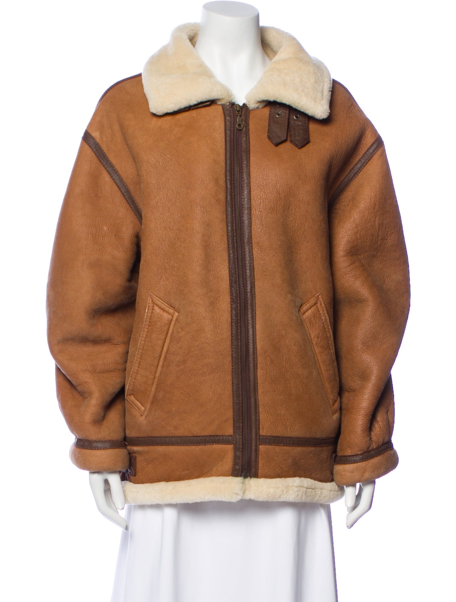 Fur Lamb Leather Coat