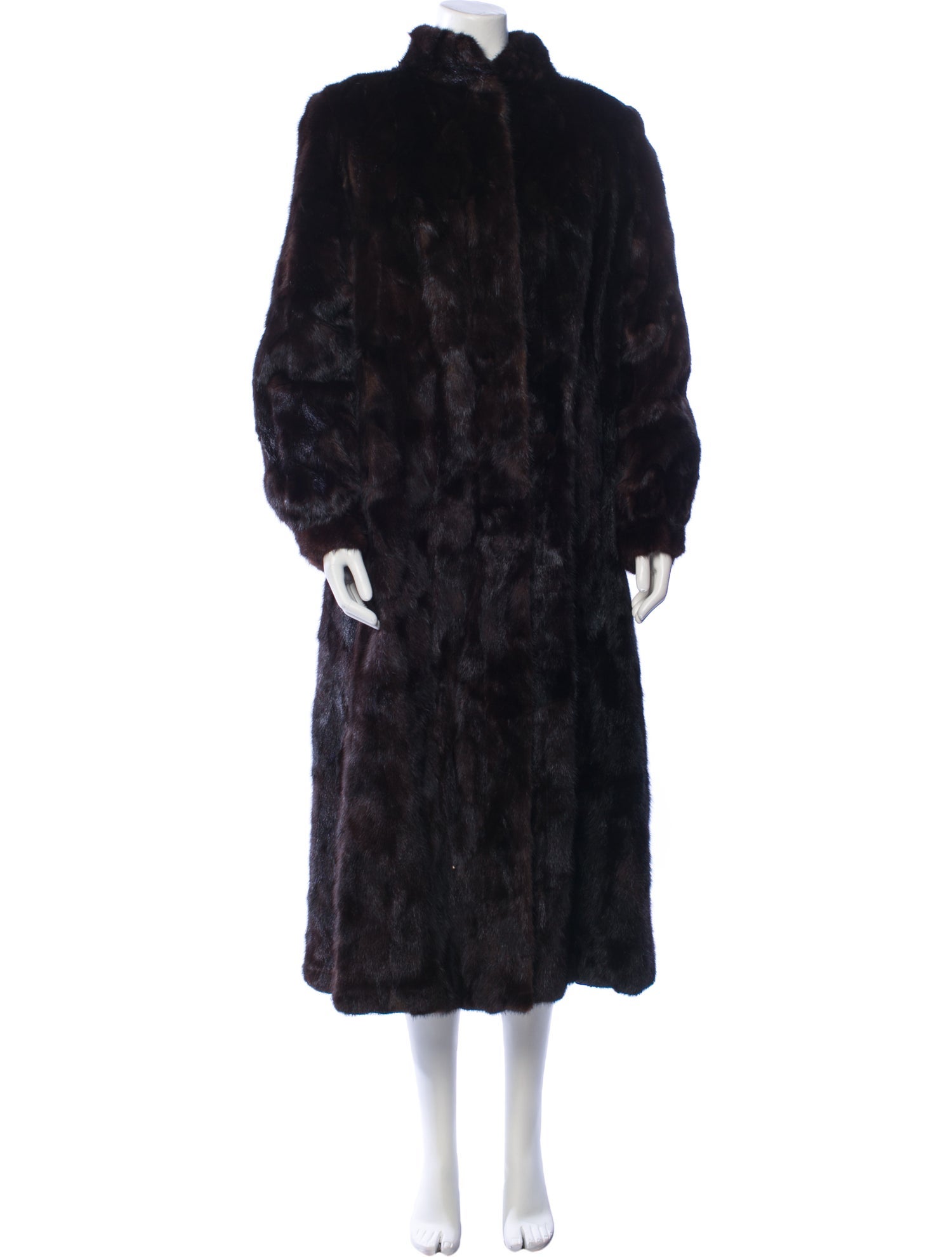 Fur Animal Print Fur Coat