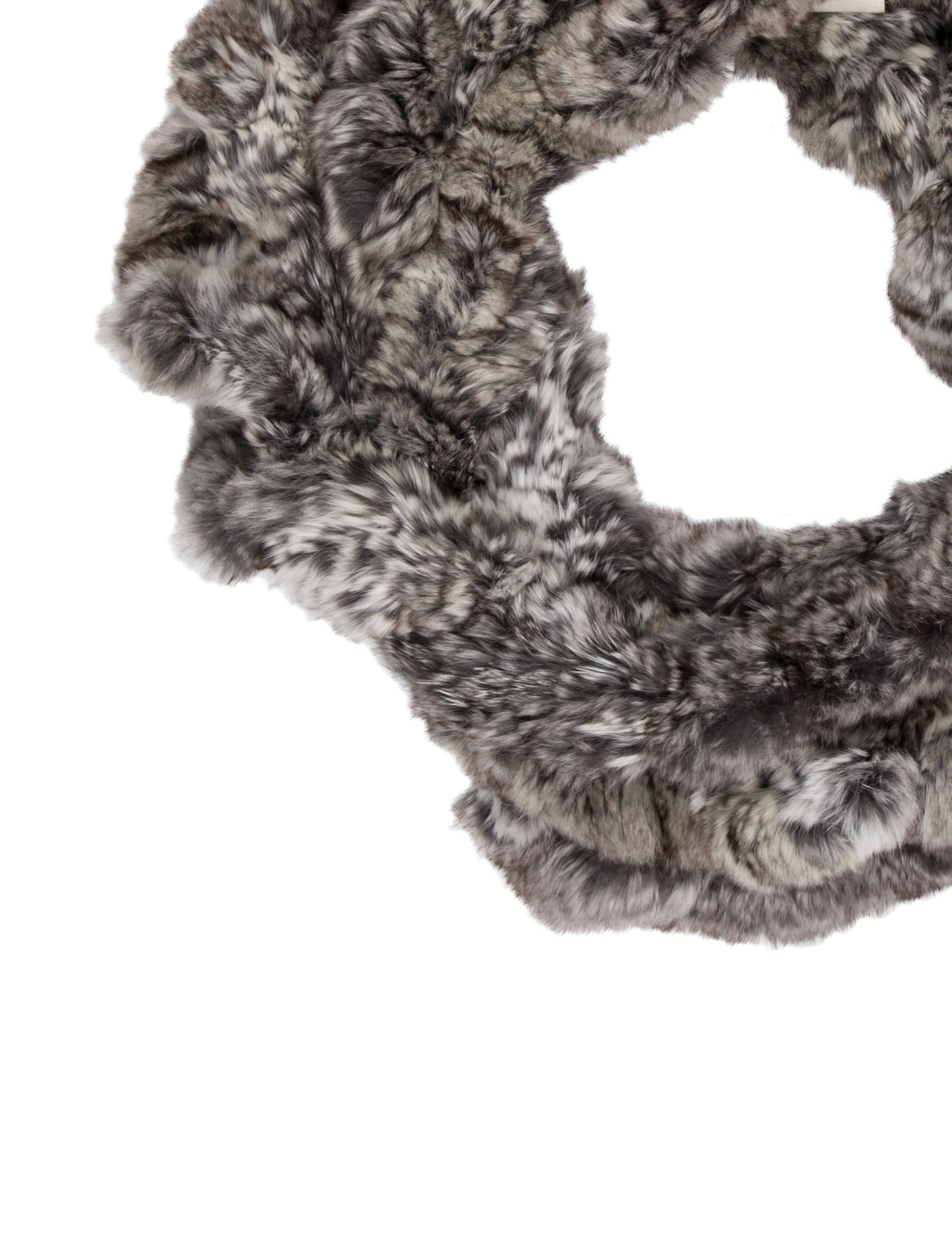 Fur Chinchilla Printed Infinity Scarf