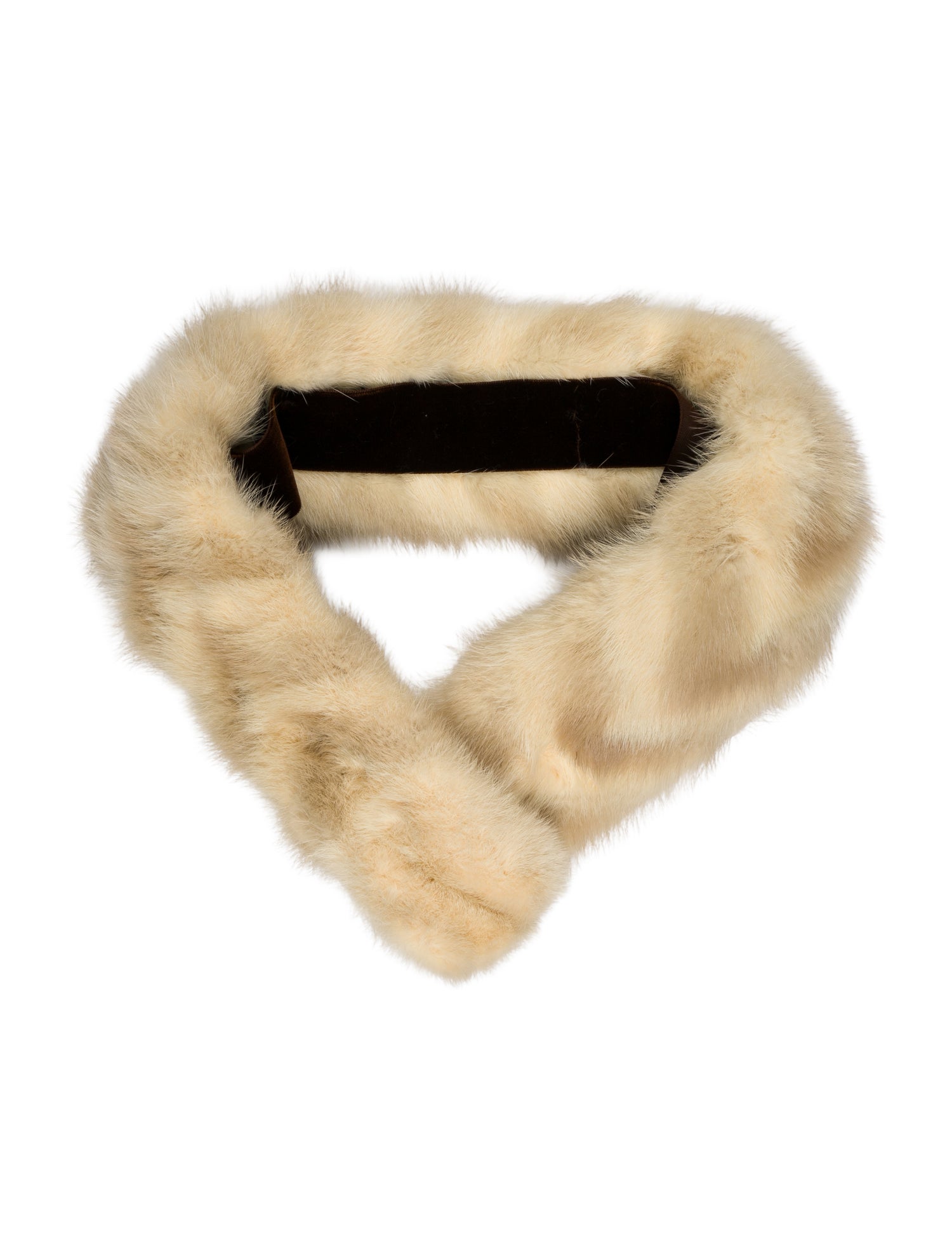 Fur Mink Patterned Collar
