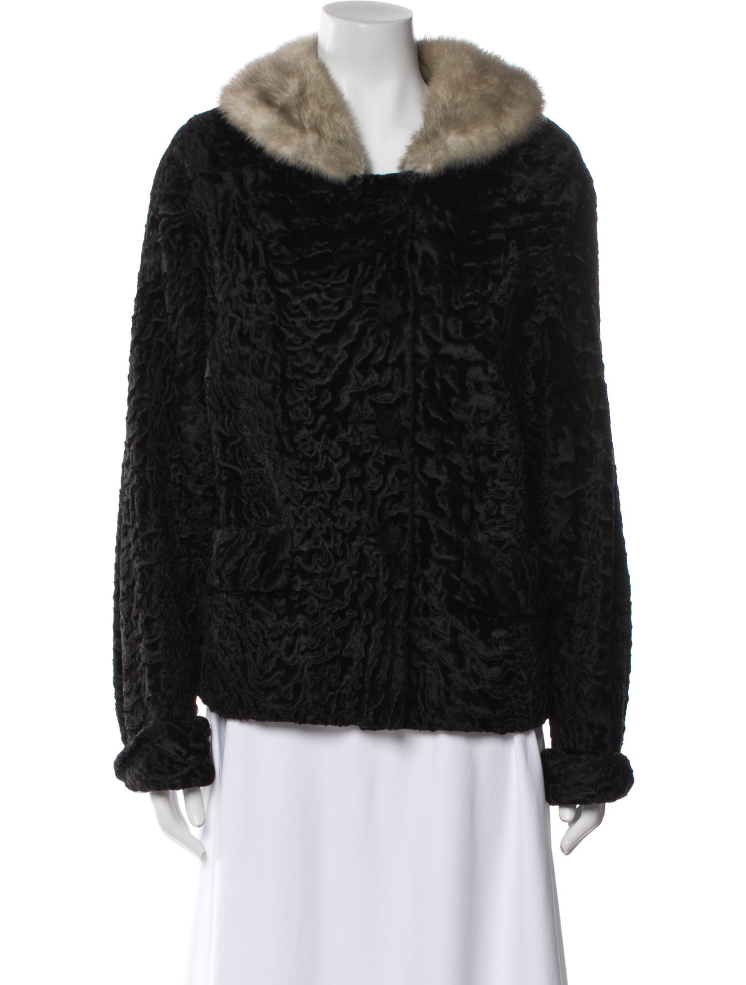 Fur Vintage Fur Faux Fur Coat