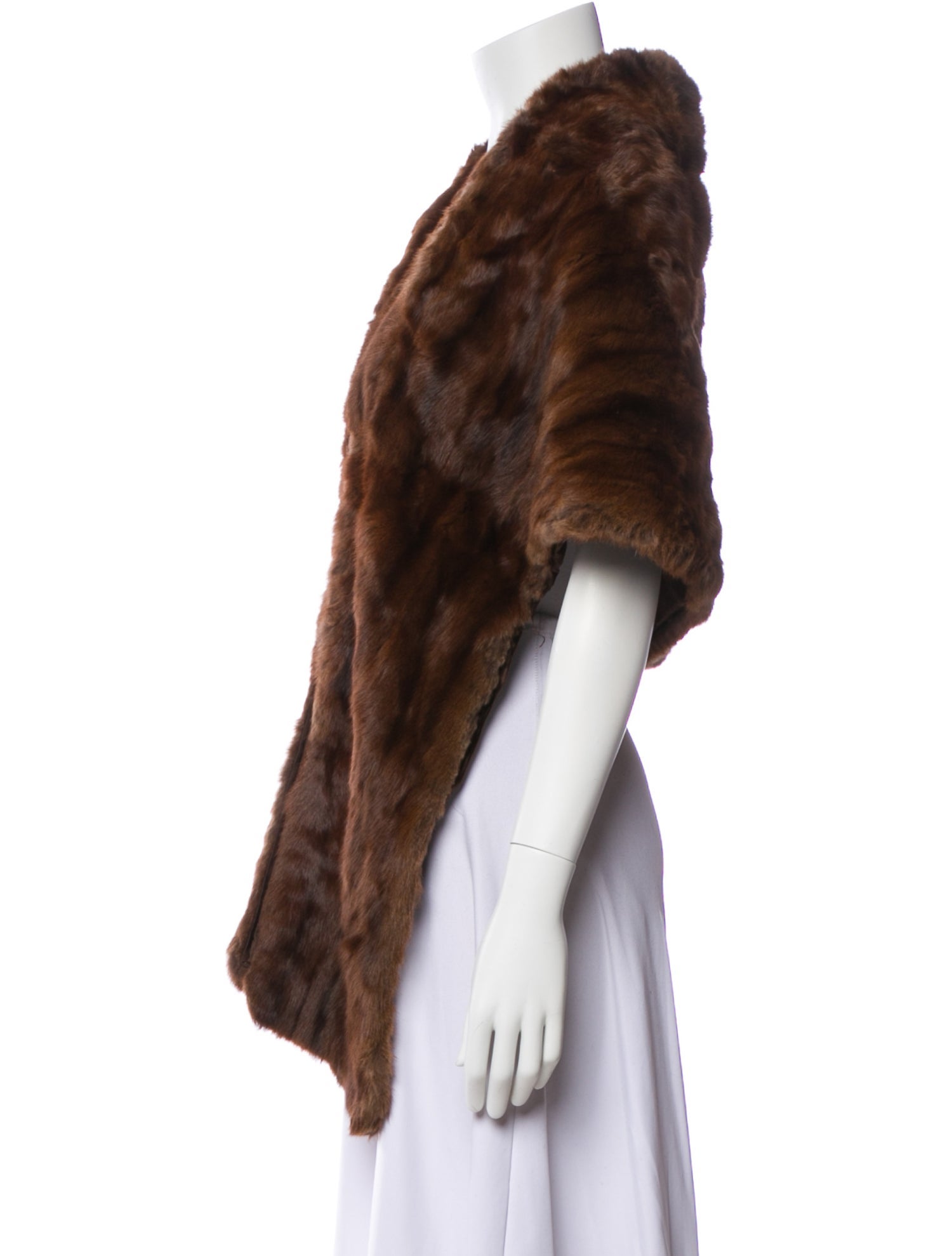 Fur Vintage Rabbit Fur Coat