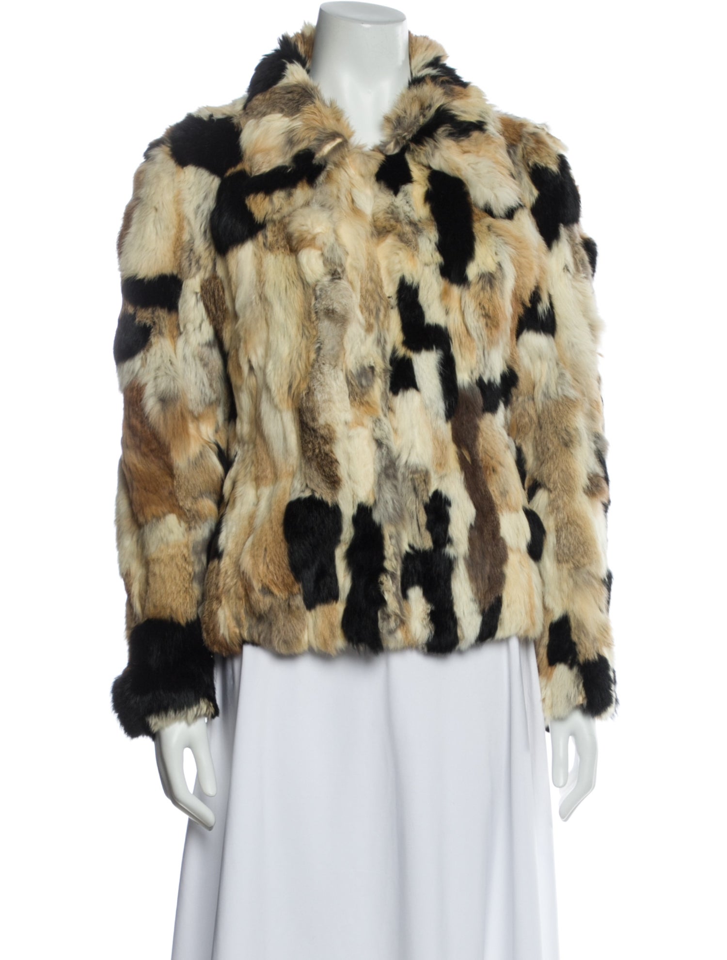 Fur rabbit Fur Faux Fur Jacket
