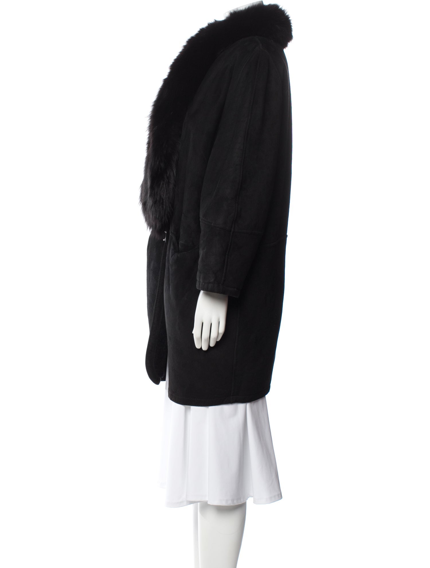 Fur Shearling Fur Coat