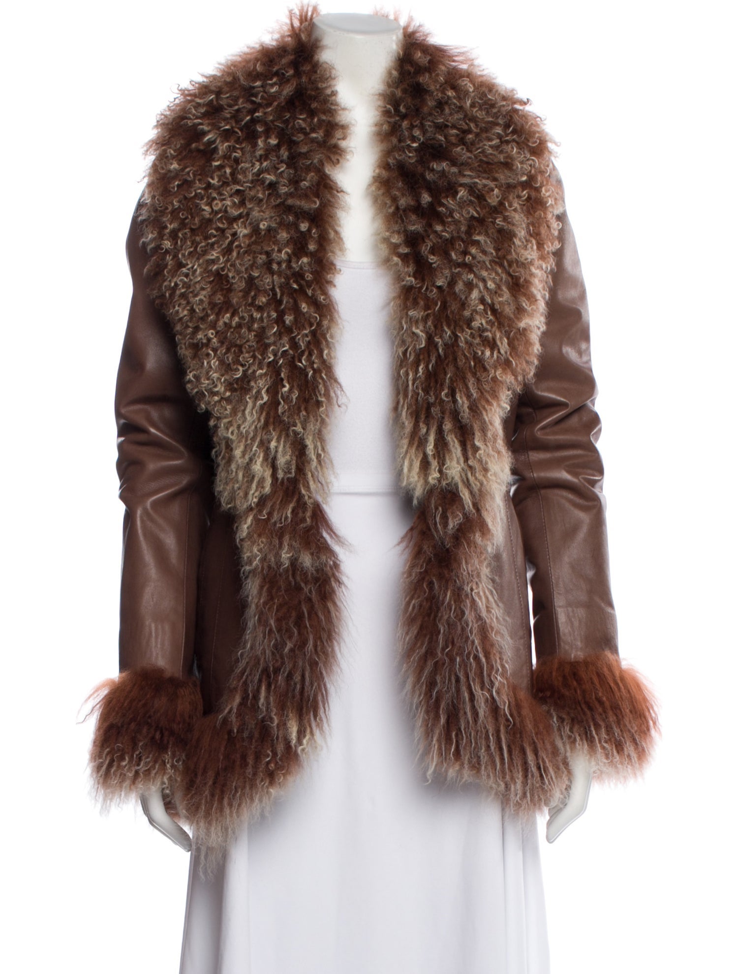 Fur Leather Fur Jacket