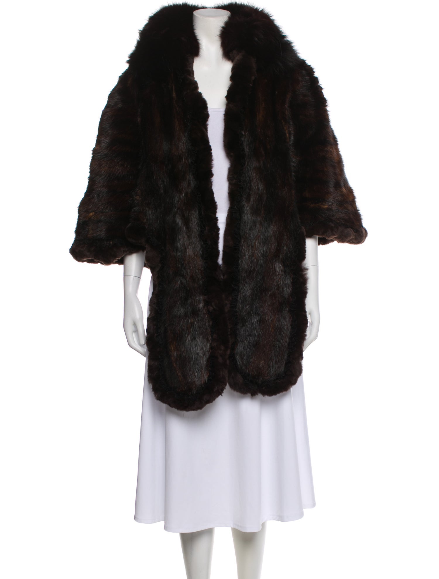 Fur Vintage Pierre Dumont Faux Fur Coat