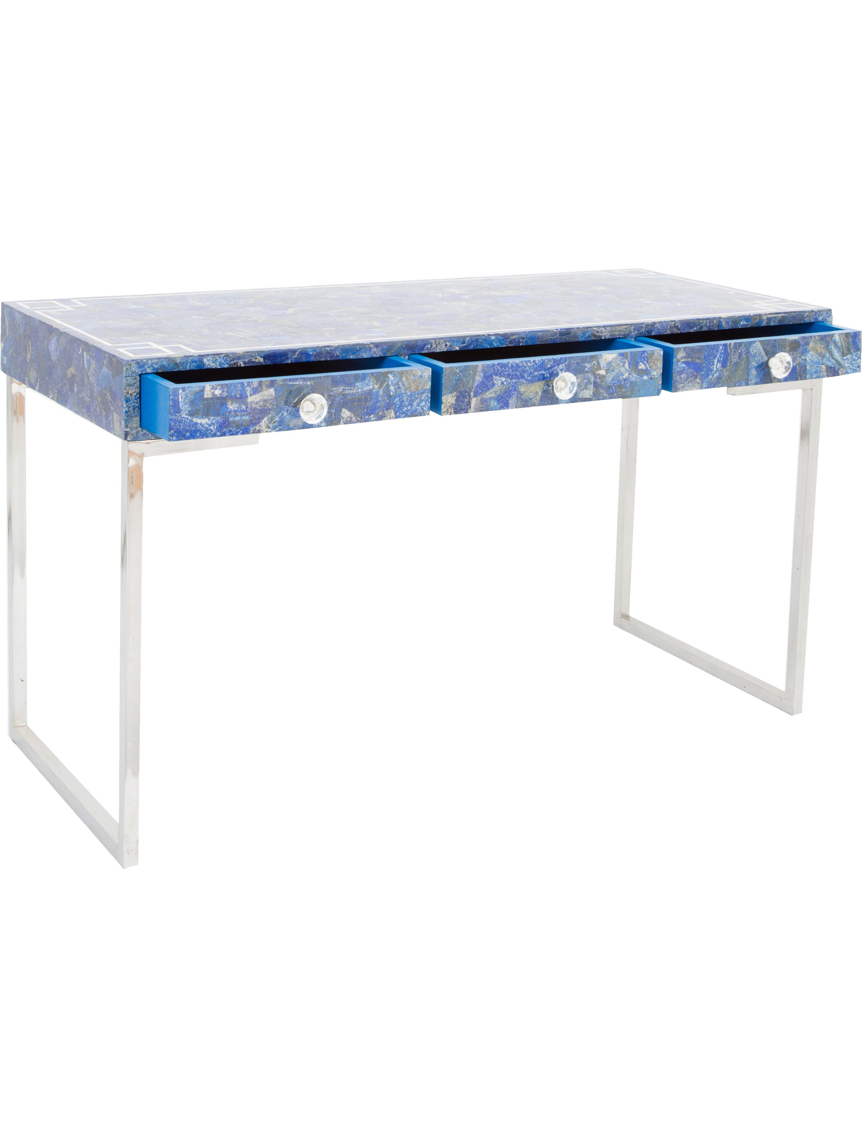 Furniture Inlaid Stone Desk Furniture FURNI20010 The RealReal