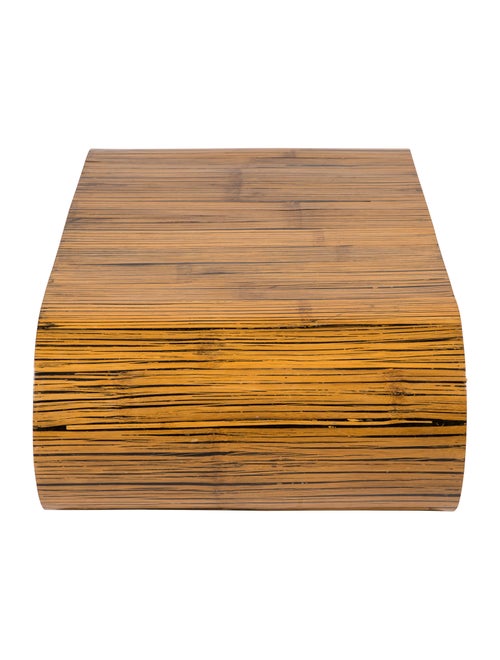 Furniture Curved Wood Coffee Table