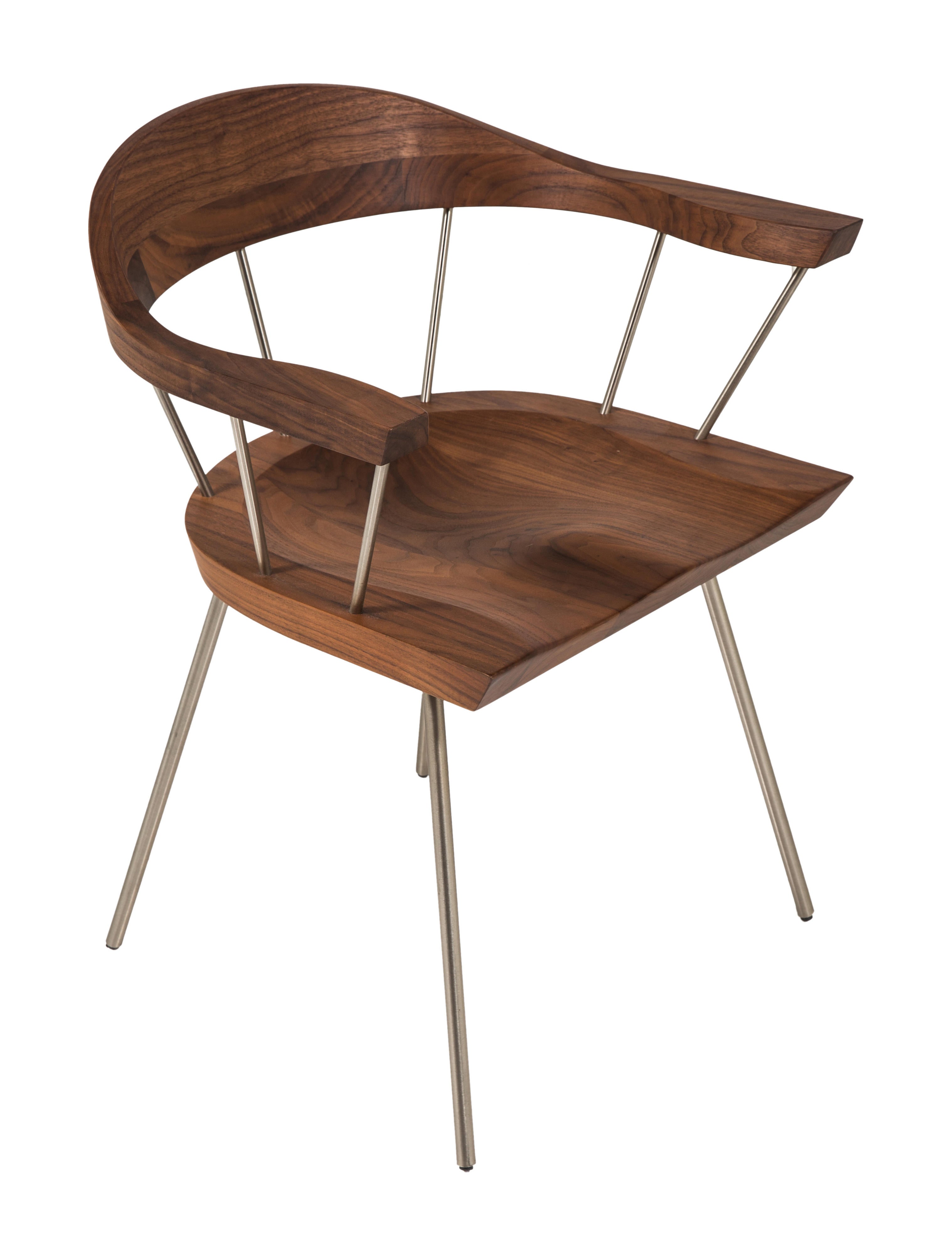 Furniture BassamFellows Spindle Chair Brown Seating, Furniture FURNI20569 The RealReal