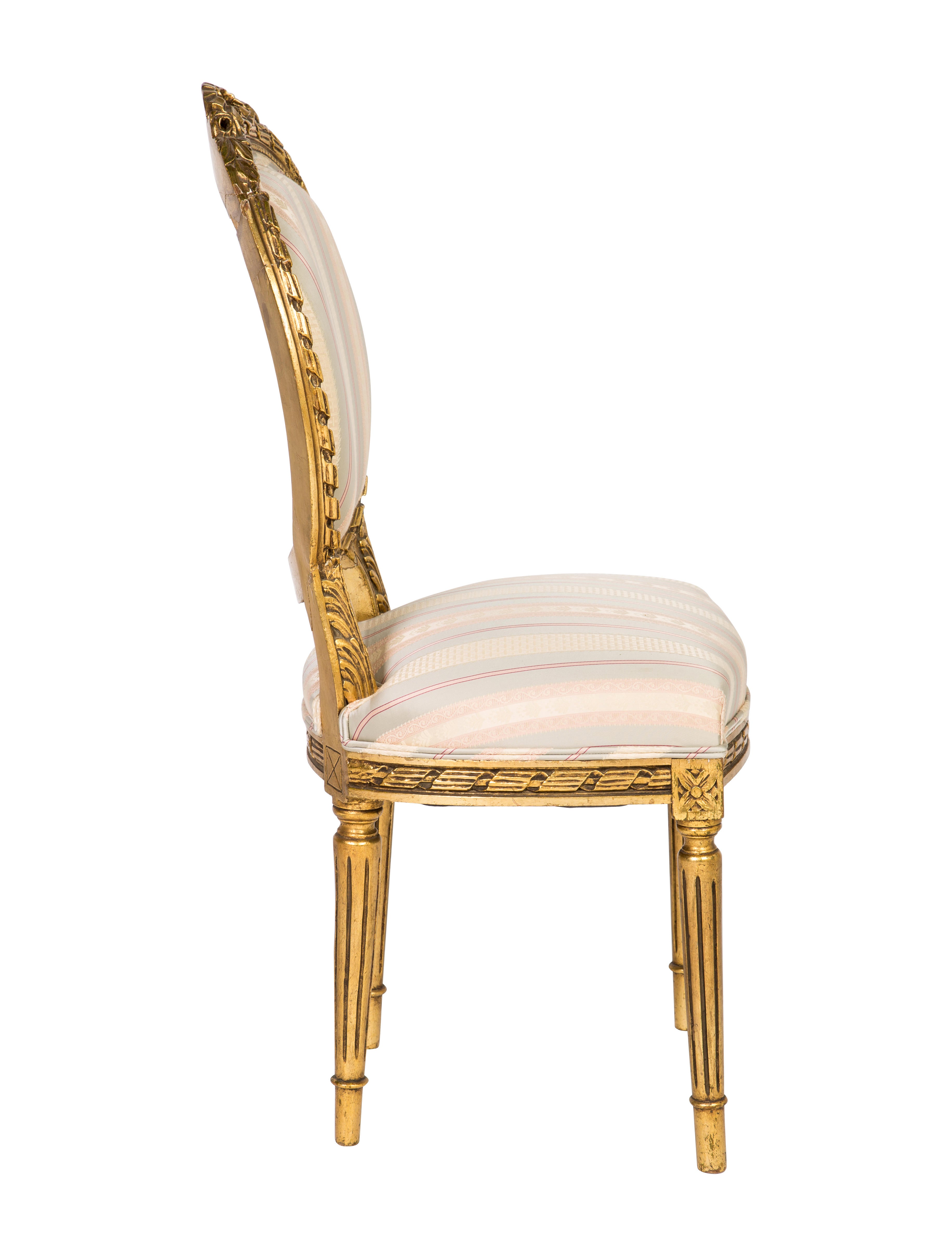 Furniture French Style Silk Dining Chairs Furniture FURNI20667