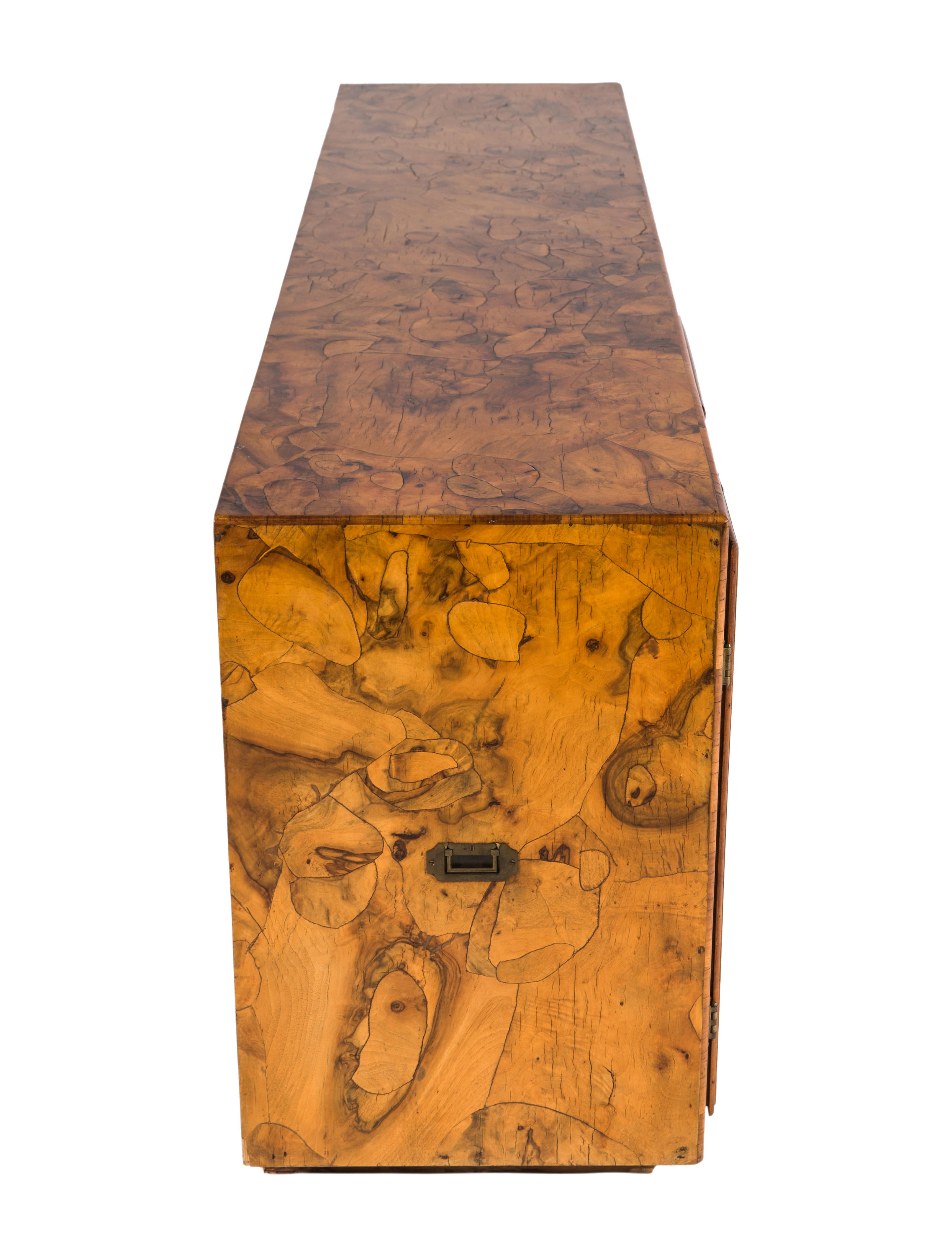 MidCentury Olive Wood Credenza Furniture FURNI20758 The RealReal