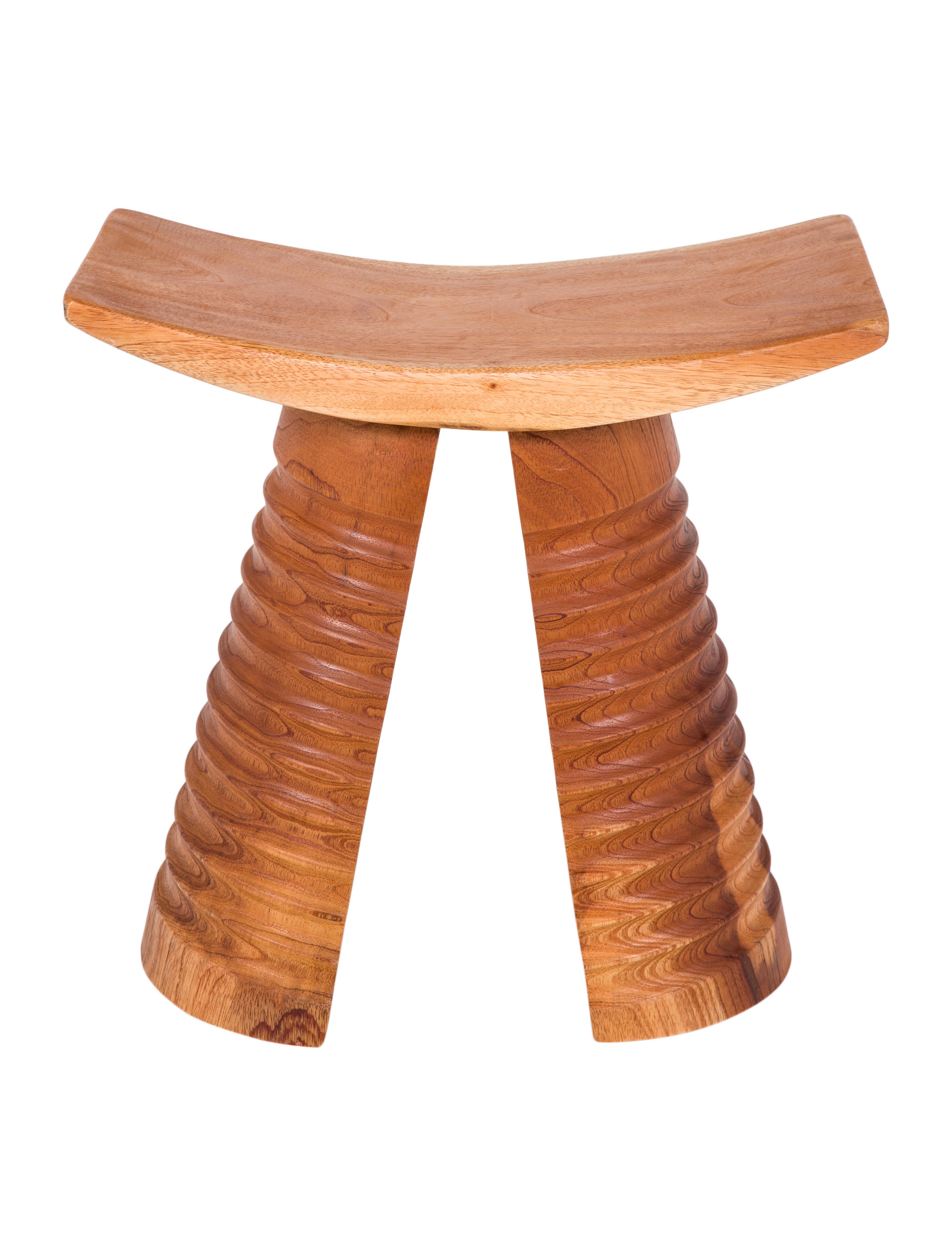 Furniture African Wood Stool Brown, 1 pieces Seating, Furniture