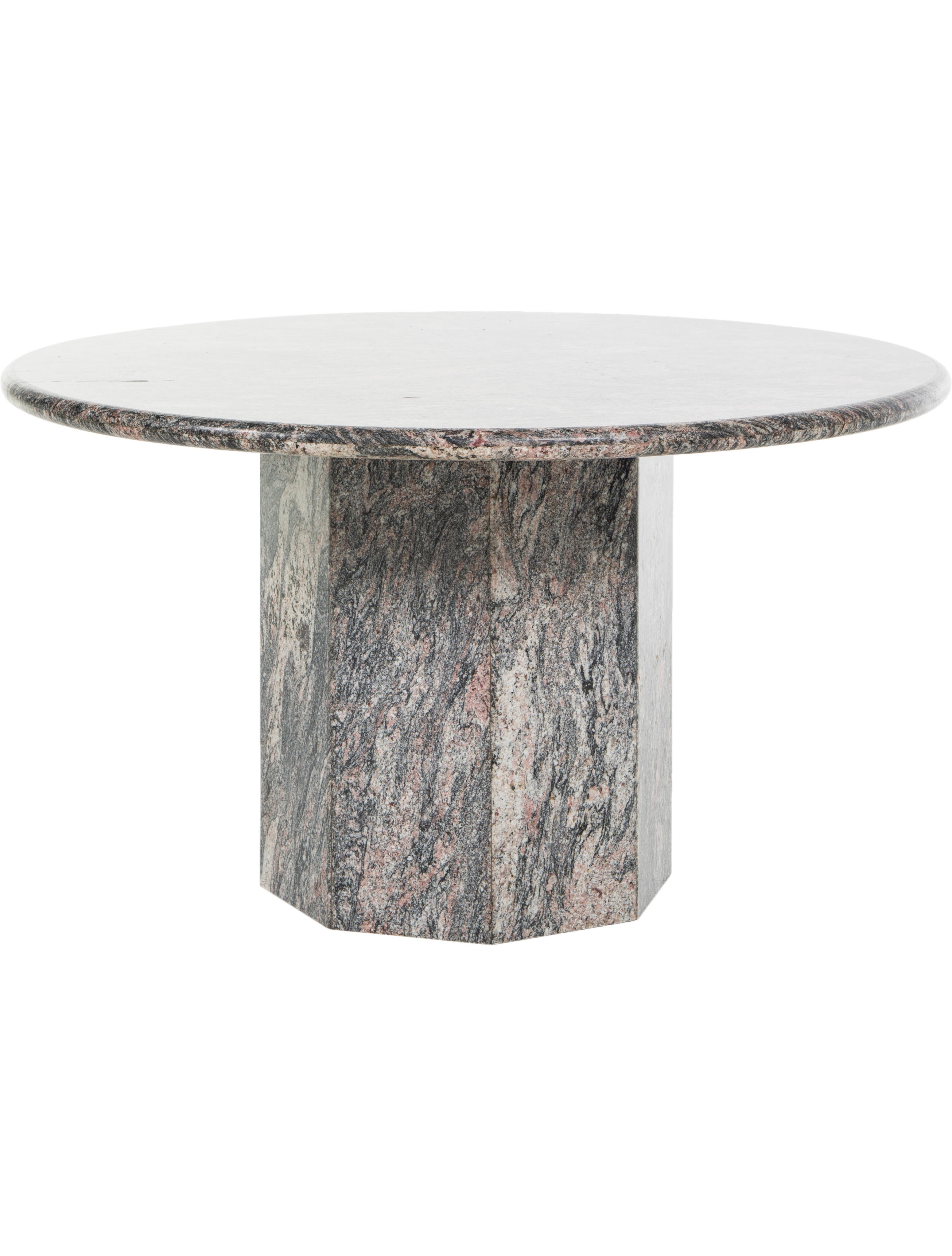 Furniture Granite Pedestal Dining Table Furniture FURNI24923 The