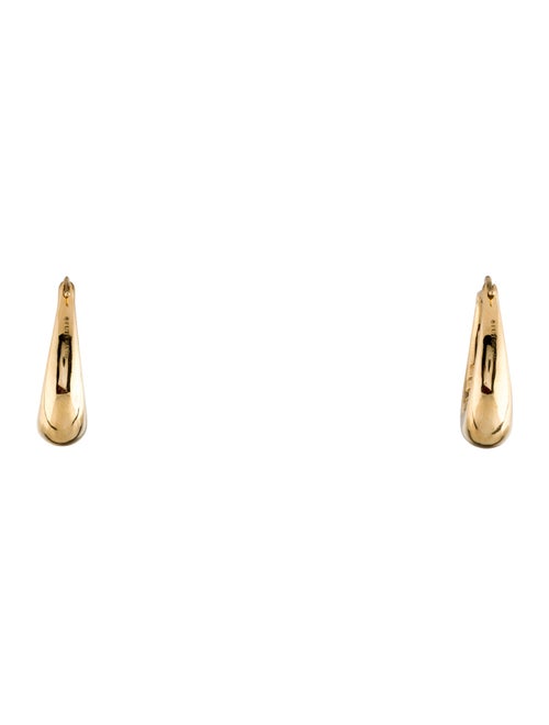 Futura Jewelry 18K Reflective Hoop Earrings