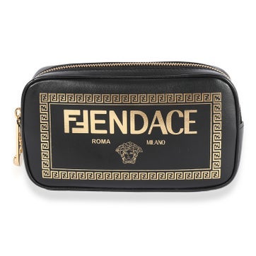 Fendace Crossbody Bags Calfskin Fendi x Versace
