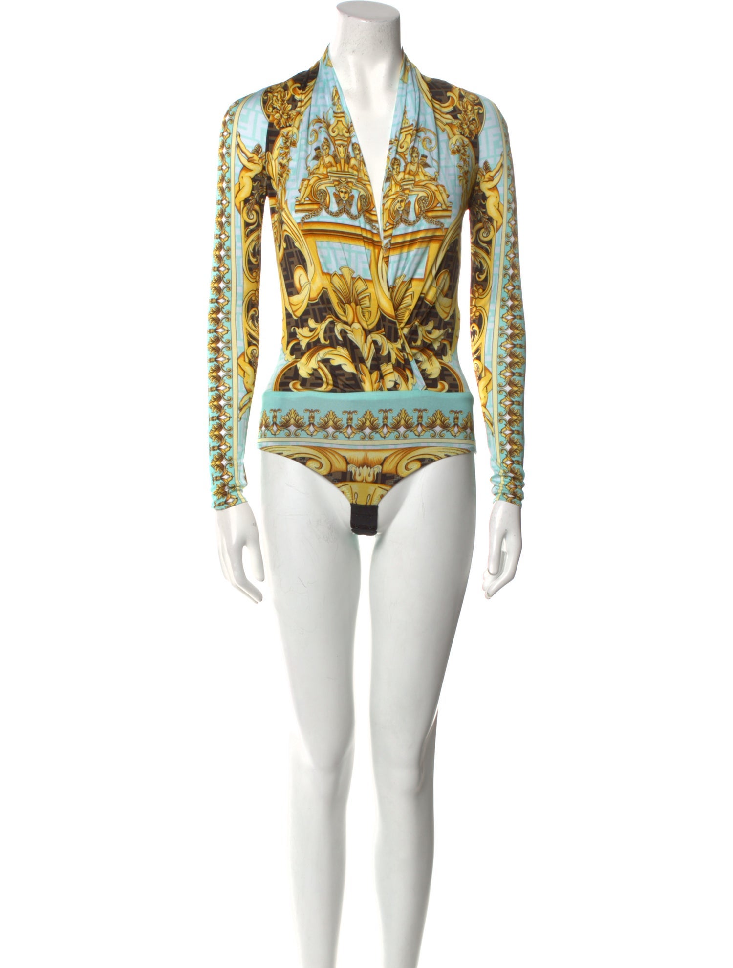 Fendace Bodysuit Printed Bodysuit